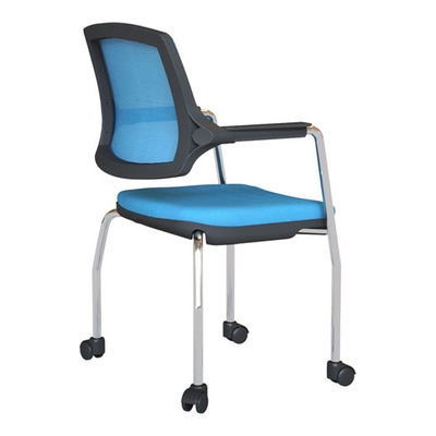 Halrey Krom Boru Ayak Fileli Konferans Koltuğu - küçük detay görsel 2 - Konferans Sandalyeleri