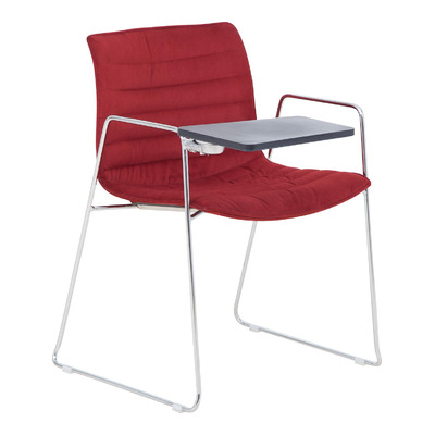 Journey Döşemeli Krom Kol Ayak Yazı Tablalı Misafir Koltuğu - küçük detay görsel 2 - Konferans Sandalyeleri