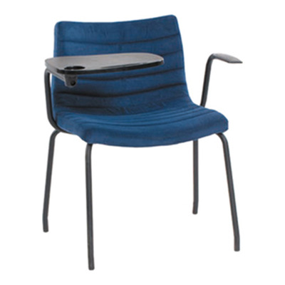 Mosa Kumaş Döşemeli Yazı Tablalı Konferans Sandalyesi - Konferans Sandalyeleri