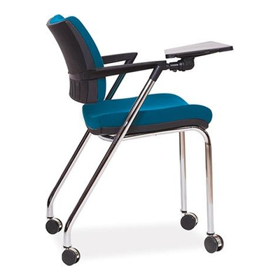 Ronka Yazı Tablalı Tekerlekli Konferans Koltuğu - Konferans Sandalyeleri