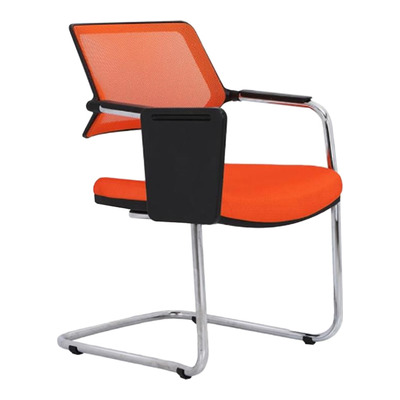 Serlo Yazı Tablalı Krom U Ayaklı Sandalye - Konferans Sandalyeleri