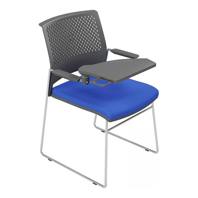 Settle Plastik Gövde Krom Ayak Yazı Tablalı Bekleme Koltuğu - Konferans Sandalyeleri