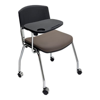 Vardon Tekerlekli Yazı Tablalı Seminer Koltuğu - Konferans Sandalyeleri