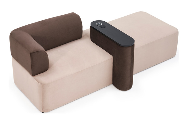 Lasmena Tek Arkalıklı Modern Kanepe - Lobi Koltukları