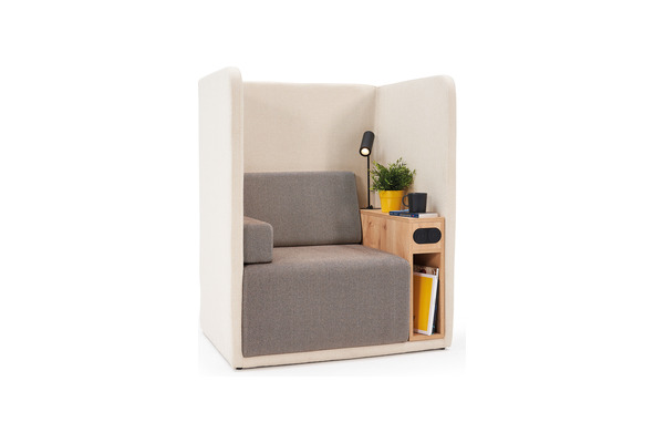 Wolf Modern Kabinli Tekli Berjer - küçük detay görsel 2 - Lobi Koltukları