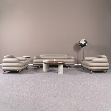 Dolvesso Deri Döşemeli Kanepe Takımı - Makam Kanepeleri