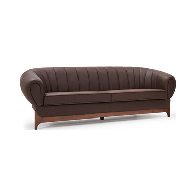 Frede  Ahşap Ayaklı Üçlü Kanepe - Makam Kanepeleri