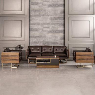 Patran Metal Ayak Kanepe Takımı - Makam Kanepeleri