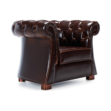 Velcan Deri Döşemeli Kapitoneli Tekli Kanepe - küçük detay görsel 2 - Makam Kanepeleri