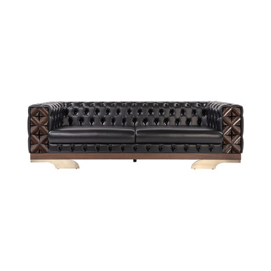 Vivanta Ahşap Detaylı Üçlü Kanepe - Makam Kanepeleri