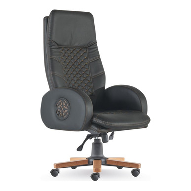 edmont ahşap ayaklı makam koltuğu