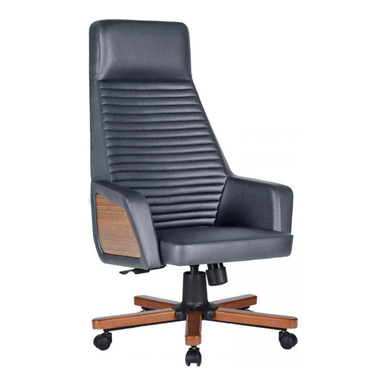 ground cilalı ahşap kol ahşap ayak yönetici koltuğu