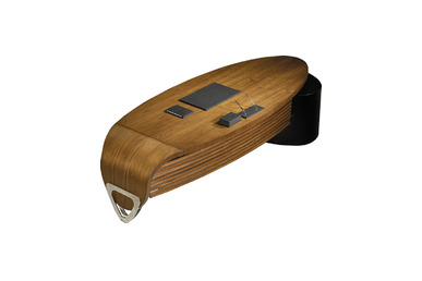 atlanta krom detaylı makam masası - küçük detay görsel 3