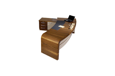 Beyond Etajerli Makam Masası 313Cm - küçük detay görsel 3 - Makam Masaları