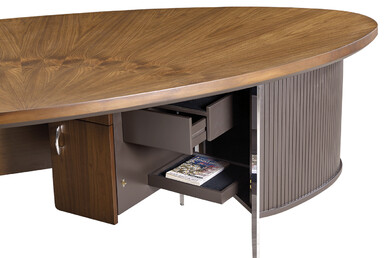 Cased Makam Masası 260cm - küçük detay görsel 2 - Makam Masaları