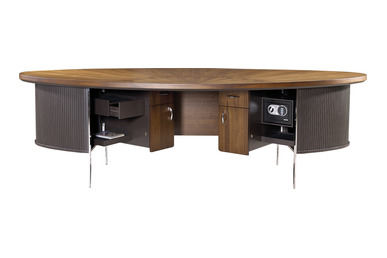 Cased Makam Masası 260cm - küçük detay görsel 4 - Makam Masaları