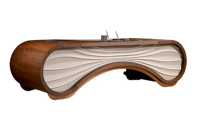 dark dekoratif tasarım makam masası - küçük detay görsel 2