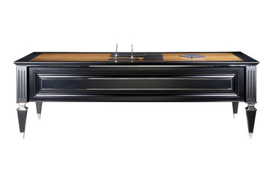 grade siyah krom makam masası 240cm