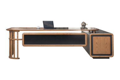 palencia metal tasarım ayaklı etajerli makam masası 240cm