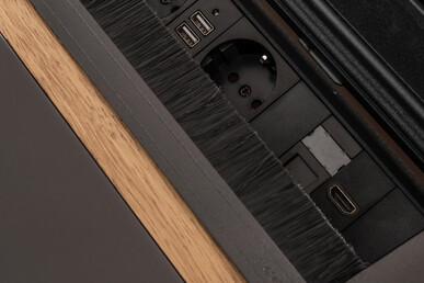 Patran Etajerli Makam Masası - küçük detay görsel 6 - Makam Masaları