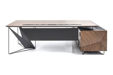 ployer etajerli yönetici masası - küçük detay görsel 3