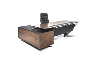 ployer etajerli yönetici masası