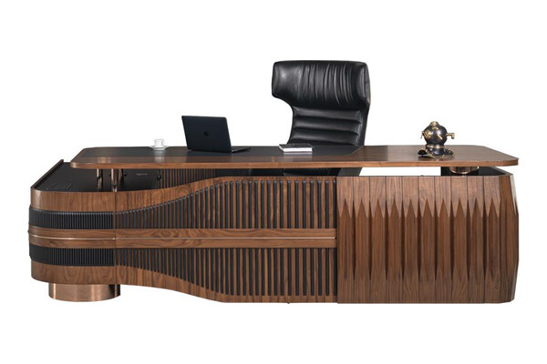 soprano ahşap modern makam masası 240cm