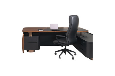 Soprano Ahşap Modern Makam Masası 240cm - küçük detay görsel 2 - Makam Masaları