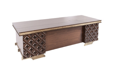 vivanta işlemeli makam masası - küçük detay görsel 2