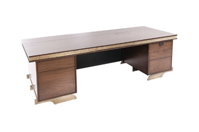 vivanta işlemeli makam masası - küçük detay görsel 3