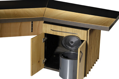 zesa meşe ahşap makam masası - küçük detay görsel 5