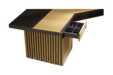 zesa meşe ahşap makam masası - küçük detay görsel 6