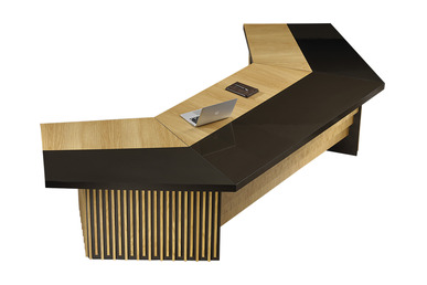 zesa meşe ahşap makam masası - küçük detay görsel 3