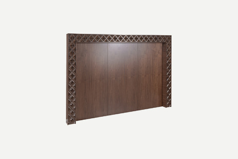 Vivanta İşlemeli Ahşap Arka Pano