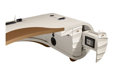 dark dekoratif lake sehpalı makam takımı - küçük detay görsel 9