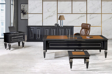 grade siyah krom makam takımı 240cm