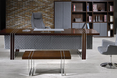 interest kitaplıklı makam takımı