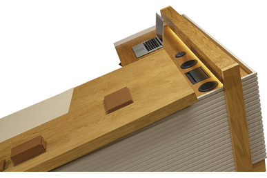 kronos tasarım metal ayaklı makam takımı - küçük detay görsel 6