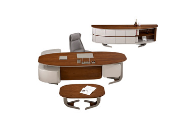 Serenity Metal Detaylı Makam Takımı - küçük detay görsel 4 - Makam Takımları