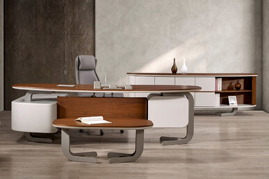 Serenity Metal Detaylı Makam Takımı - Makam Takımları