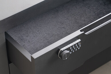 Soprano Ahşap Modern Makam Takımı 240cm - küçük detay görsel 5 - Makam Takımları