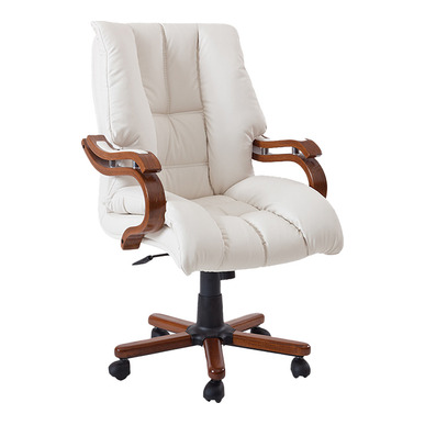 Merla Ahşap Yıldız Ayaklı Toplantı Koltuğu - Makam Toplantı Koltukları