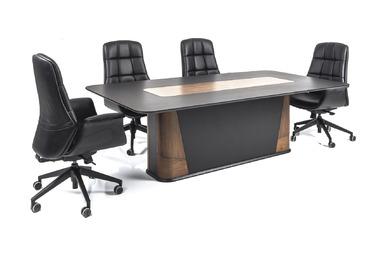 Admin Ahşap Kaplama Makam Toplantı Masası - küçük detay görsel 2 - Makam Toplantı Masaları