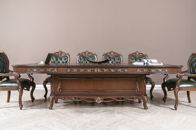 Felmirano Klasik Toplantı Masası - küçük detay görsel 3 - Makam Toplantı Masaları