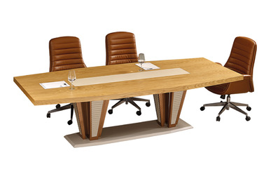 Kronos Ahşap Kaplamalı Toplantı Masası 220cm - küçük detay görsel 2 - Makam Toplantı Masaları