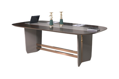 Noona Ahşap Kaplamalı Tasarım Toplantı Masası - küçük detay görsel 6 - Makam Toplantı Masaları