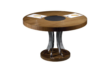 Shiny Toplantı Masası 130q - Makam Toplantı Masaları