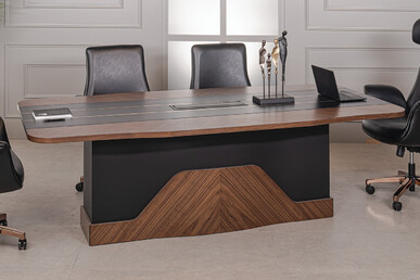 Soprano Ahşap Modern Toplantı Masası - Makam Toplantı Masaları