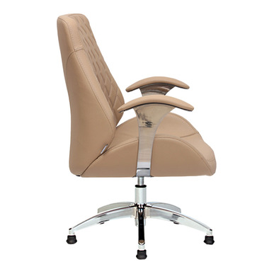 Adasy Krom Yıldız Ayaklı Misafir Koltuğu - küçük detay görsel 2 - Misafir Koltukları