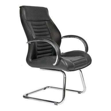 armlet krom u ayak çizgili misafir koltuğu